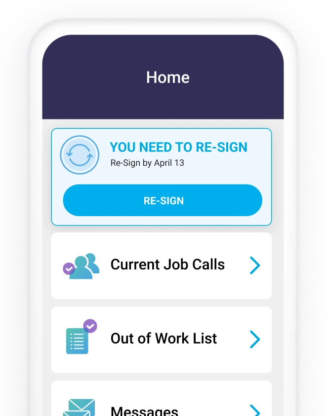 Job Dispatch Re-Sign