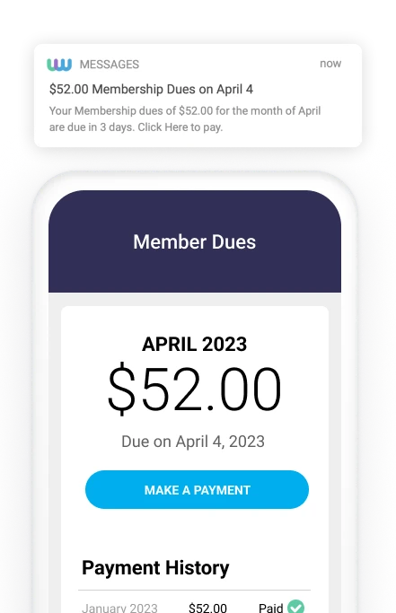 Member Dues Reminders